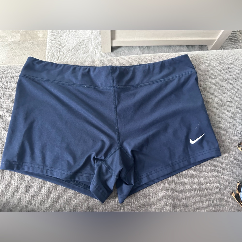 Women’s Navy Nike Spandex Shorts